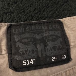 Levi Tan Straight Legged Pants